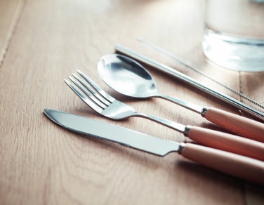 Logo trade liikelahjat mainoslahjat kuva: Ruokailuväline setti