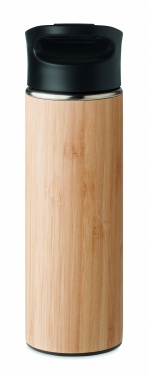 Logotrade liikelahja mainoslahja kuva: Bambu termopullo