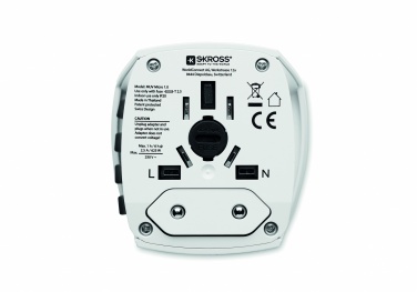 Logo trade mainoslahja ja liikelahja tuotekuva: Matka adapteri