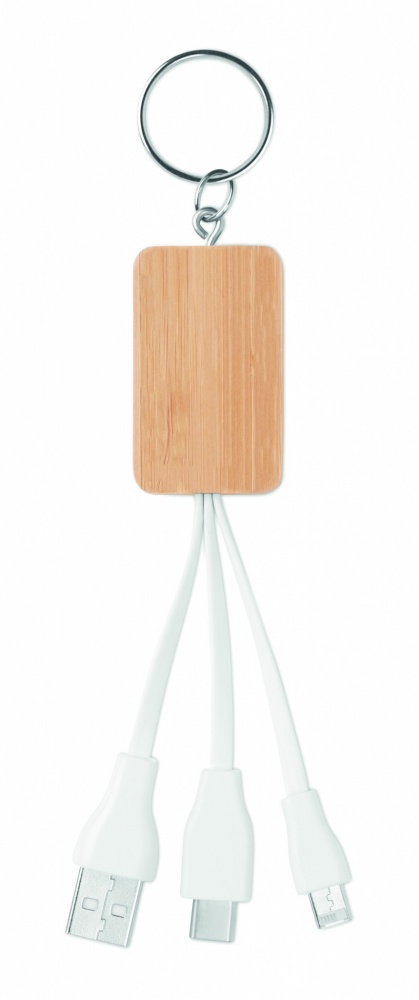 Logo trade liikelahjat tuotekuva: Bambu avaimenperä