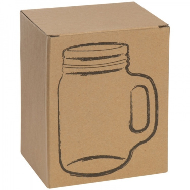 Logo trade mainostuote kuva: Juomalasi kahvalla ja kannella TREVISO 450 ml