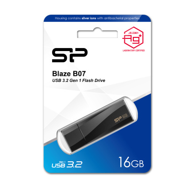 Logotrade liikelahjat mainoslahjat tuotekuva: PENDRIVE SILICON POWER BLAZE - B07 3.2 16GB