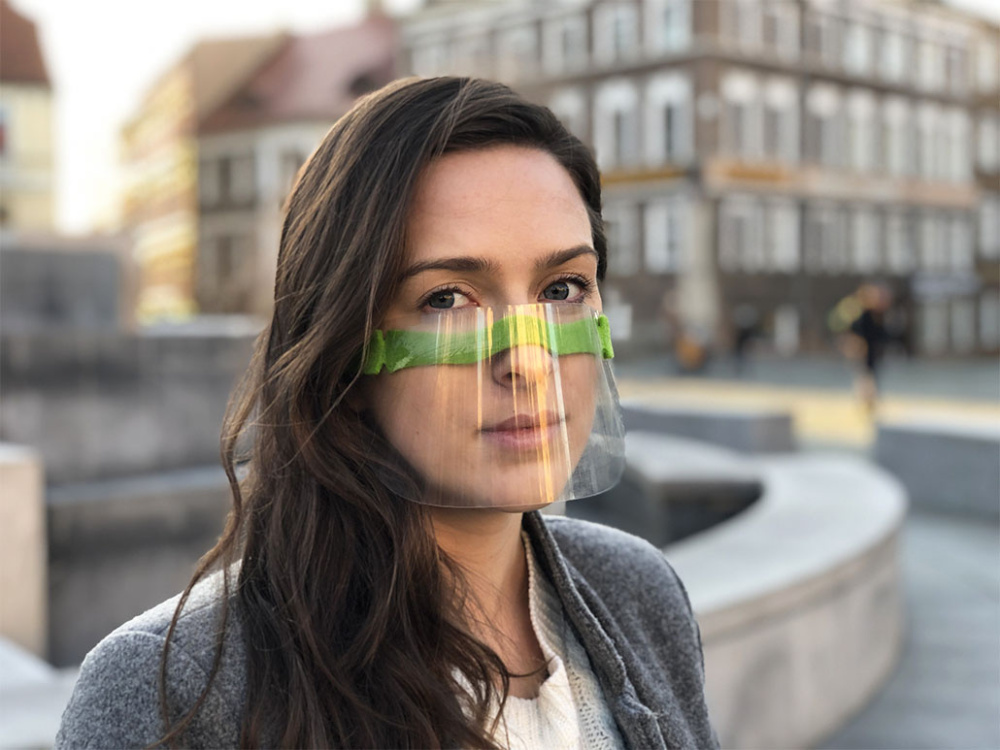 Logotrade liikelahja mainoslahja kuva: HESTIA kasvosuoja - läpinäkyvä maski suulle ja nenälle 1452162