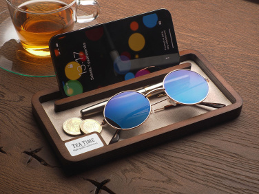 Logo trade mainostuotet tuotekuva: Puinen työpöydän järjestäjä 1818121