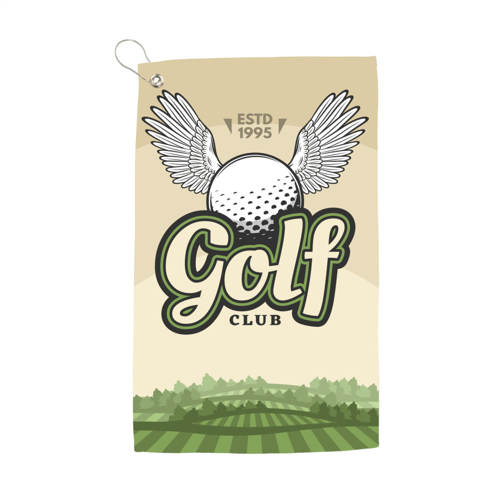 Logotrade mainoslahjat kuva: Golfpyyhe 400 g/m² 30x50