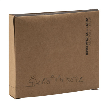 Logotrade mainoslahjat kuva: Bamboo 10W Wireless Charger langaton pikalaturi