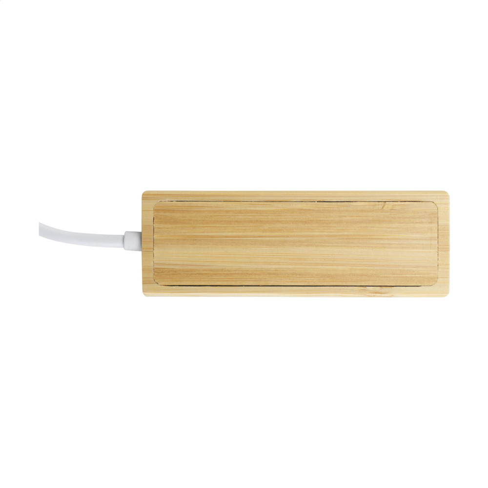 Logo trade liikelahja kuva: Bambu USB-keskitin