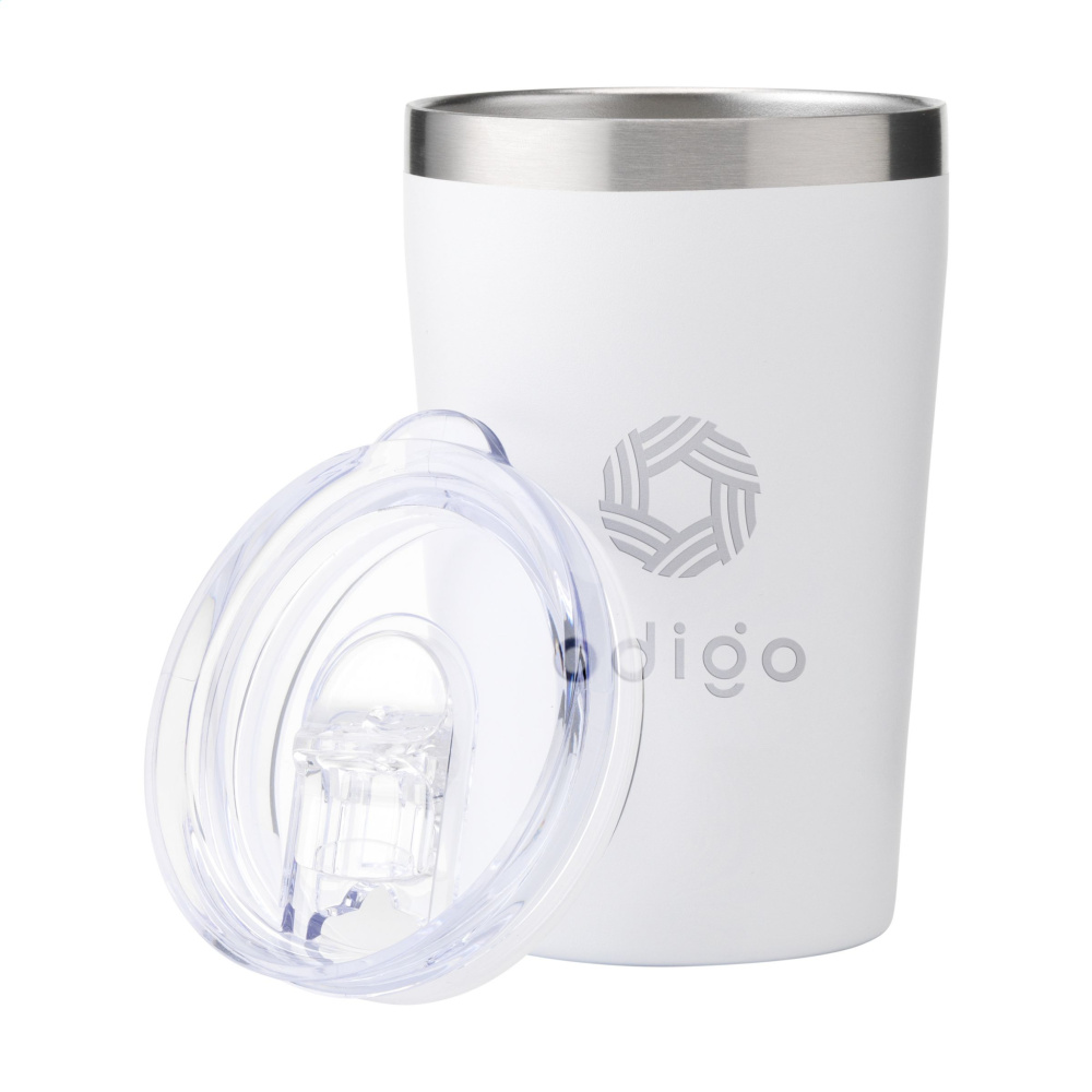 Logotrade mainostuotet kuva: Re-Steel RCS kierrätetty kahvimuki 380 ml lämpökuppi