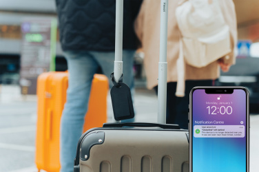 Logo trade mainoslahjat tuotekuva: Globetrack RCS matkatavara tagi