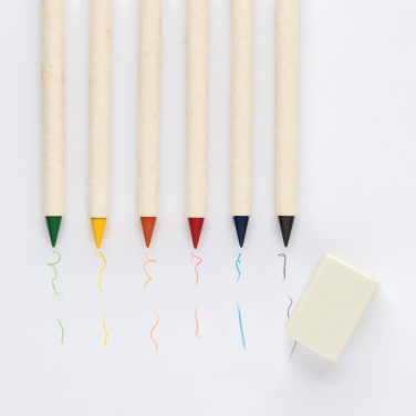 Logotrade liikelahja mainoslahja kuva: Micki GRS infinity 6kpl värityskynäsarja ja muistilappu