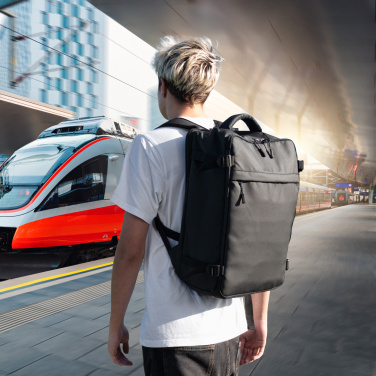 Logo trade mainoslahja kuva: PALUDI Schwarzwolf -reppu