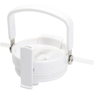 Logo trade mainoslahja ja liikelahja tuotekuva: Bronx 900 ml:n RCS-sertifioidusta kierrätetystä ruostumattomasta teräksestä valmistettu kuparityhjiöeristetty juomamuki, jossa on kaksitoiminen kansi