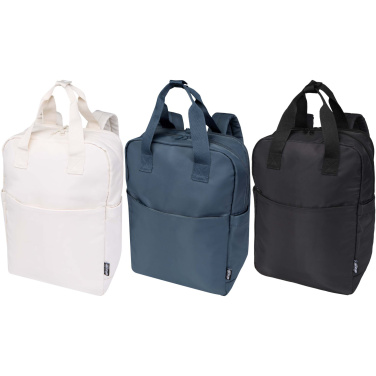 Logotrade mainostuote tuotekuva: Trip 14” Aware™ kierrätetystä materiaalista valmistettu 9 litran reppu kannettavalle