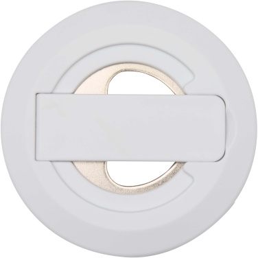 Logotrade mainostuotet kuva: Ain kierrätetystä muovista valmistettu magneettinen puhelinjalusta pullonavaajalla