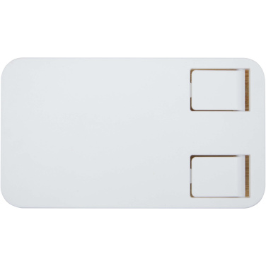 Logo trade mainoslahjat ja liikelahjat kuva: Alfirk kierrätetystä muovista valmistettu kokoontaitettava pöytäpuhelinjalusta bambuyksityiskohdilla