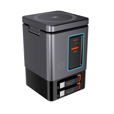 Logotrade mainoslahja ja liikelahja kuva: Urban Vitamin Sacramento 105WGAN -laturi, kaapelit