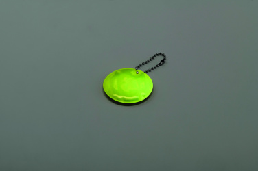 Logo trade liikelahja mainoslahja tuotekuva: Pyöreä heijastava avaimenperä