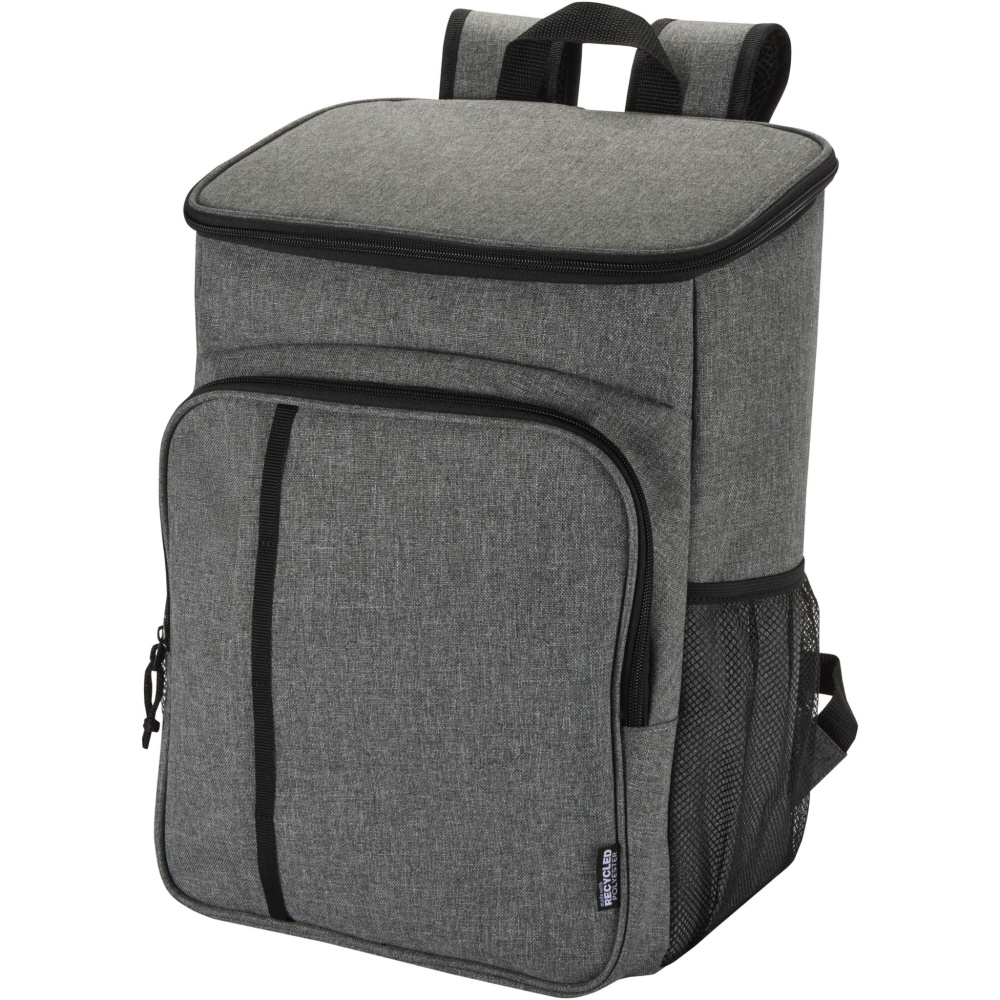 Logo trade mainoslahjat ja liikelahjat kuva: Tundra GRS- kierrätetty piknik-kylmäreppu aterinsetillä