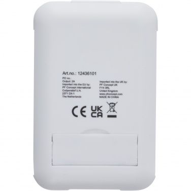 Logotrade dovana nuotrauka: Sumanus perdirbto plastiko modulinis įkrovimo laidas su telefono laikikliu