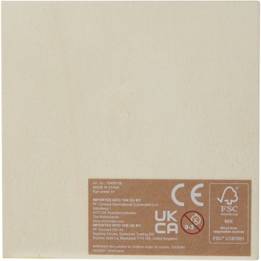 Logotrade logo dāvanas foto: Mizas koka puzle