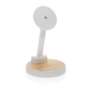 Logotrade ziemassvētku dāvanas foto: Ontario RCS rplastic 15W magnētiskā uzlāde 2 vienā statīvā