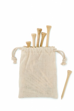 Logotrade logo dāvanas foto: 20 bambusa golfa tēju komplekts