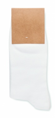 Logotrade biznesa dāvanas foto: Zeķu pāris dāvanu kastītē L