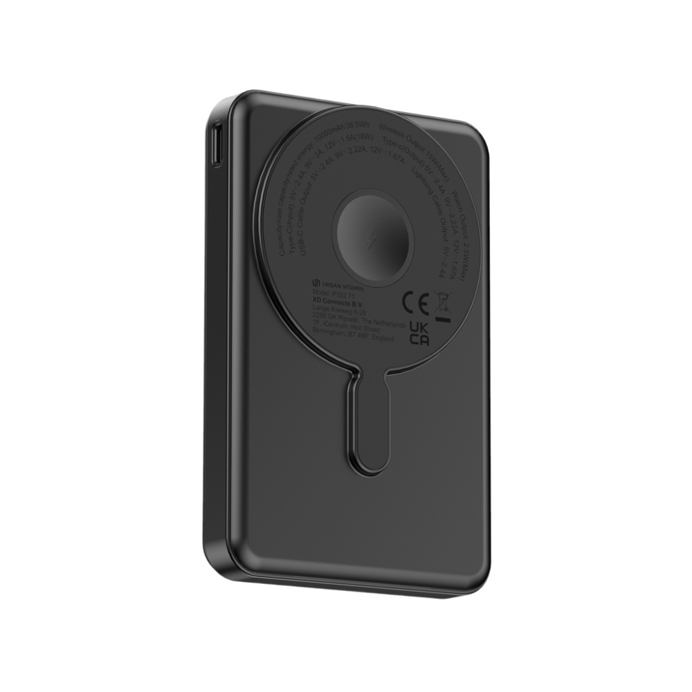 Logotrade Ideja dāvanas foto: Urban Vitamin Delano 5in1 10 000mah 20WPD magnētiskā jaudas banka