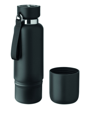 Logotrade biznesa dāvanas foto: Dubultsienu pudele 500ml