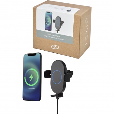 Лого трейд pекламные продукты фото: Pilot беспроводное автомобильное зарядное устройство мощностью 15 Вт 