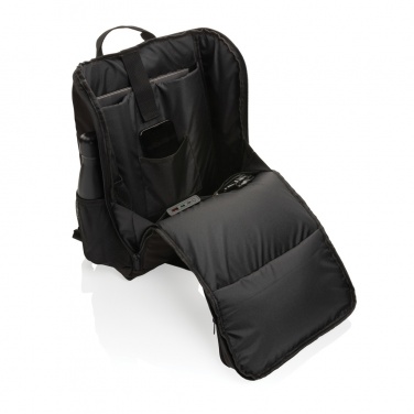 Логотрейд pекламные продукты картинка: Роскошный рюкзак Pedro AWARE™ RPET с солнечной панелью 5 Вт