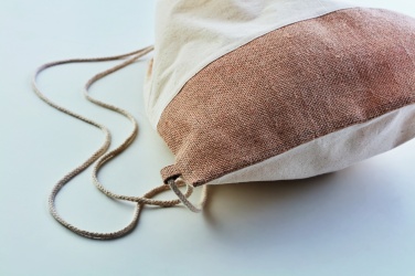 Логотрейд pекламные продукты картинка: Рюкзак джутовый