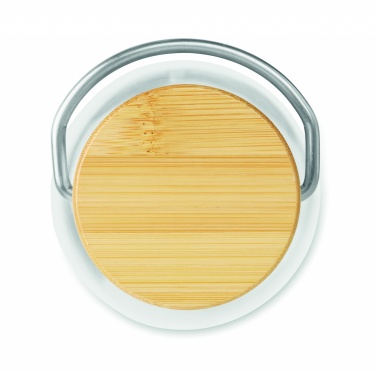 Логотрейд бизнес-подарки картинка: Бутылка 800мл. Бамбуковый топ