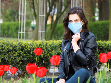 Логотрейд pекламные продукты картинка: Хлопковая маска для лица VENUS 1377165