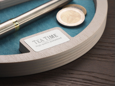 Лого трейд pекламные cувениры фото: Деревянный настольный органайзер 1817121