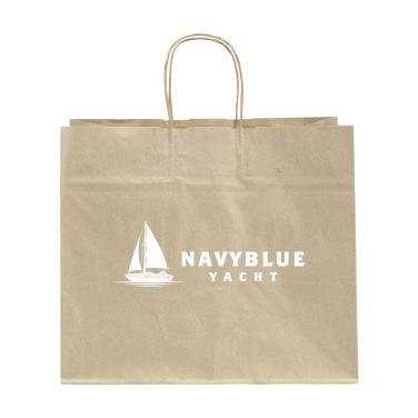 Логотрейд pекламные продукты картинка: Leaf It Bag из переработанной травяной бумаги (90 г/м²) XL