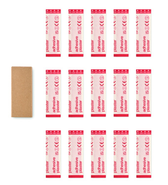 Логотрейд pекламные cувениры картинка: 15 pieces adhesive plasters