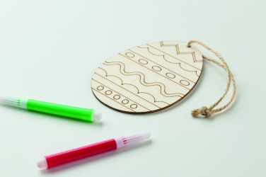 Логотрейд pекламные продукты картинка: Wooden egg painting set
