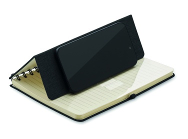 Логотрейд pекламные подарки картинка: A5 notebook with phone holder