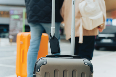 Лого трейд pекламные cувениры фото: Globetrack RCSrПолиэстеровая багажная бирка с возможностью определения местонахождения по всему миру