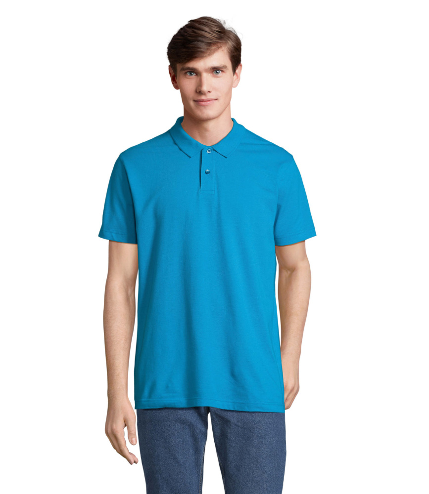 Логотрейд pекламные подарки картинка: PULSE UNISEX POLO