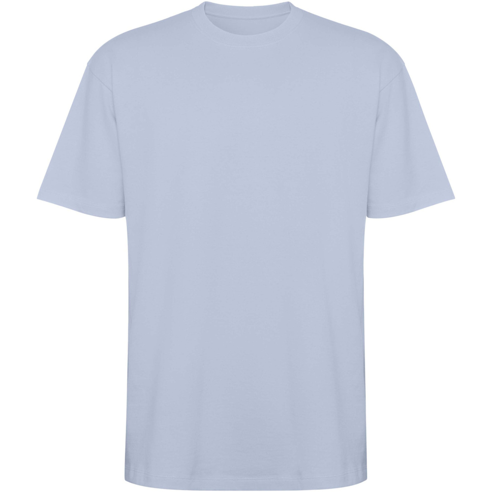 Логотрейд pекламные продукты картинка: Унисекс-футболка Bull свободного кроя из переработанных материалов с коротким рукавом