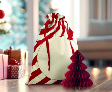 Логотрейд pекламные продукты картинка: Large Santa cotton bag