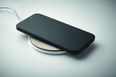 Лого трейд бизнес-подарки фото: Cork wireless charger 15W