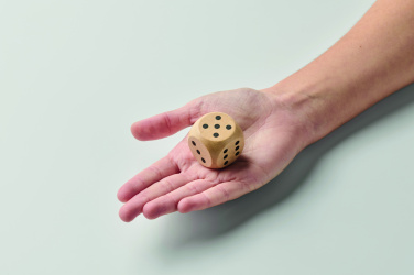 Логотрейд бизнес-подарки картинка: Schima wooden dice 3cm dia