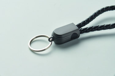 Логотрейд pекламные cувениры картинка: Key ring loop cable type-C