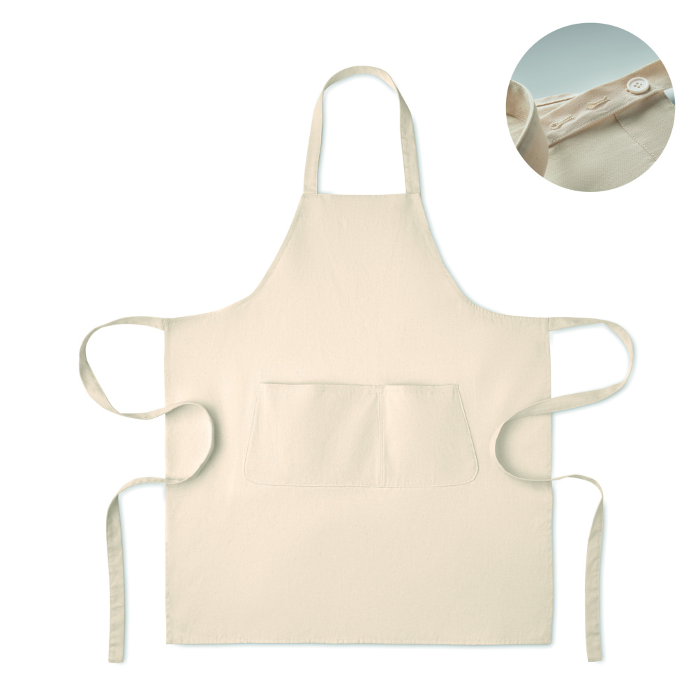 Логотрейд pекламные cувениры картинка: Organic cotton apron 240 gr/m²