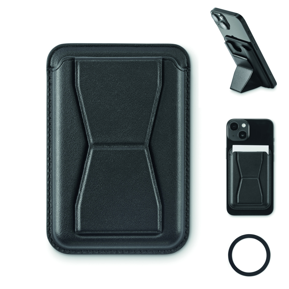 Логотрейд бизнес-подарки картинка: Magnetic PU cardholder