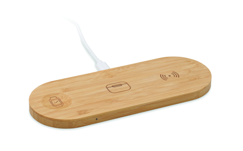 Логотрейд pекламные cувениры картинка: 3 in 1 15W wireless charger