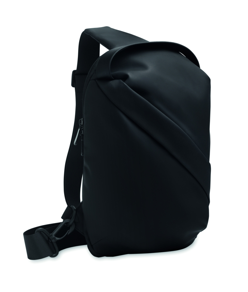 Лого трейд pекламные подарки фото: Cross chest bag in soft PU